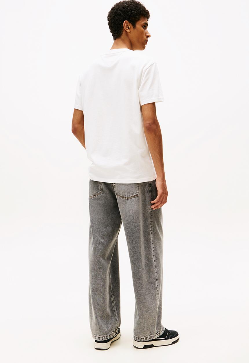 Tommy Hilfiger - Tjm Reg Photo Flag Short Sleeve Tee - Ecru