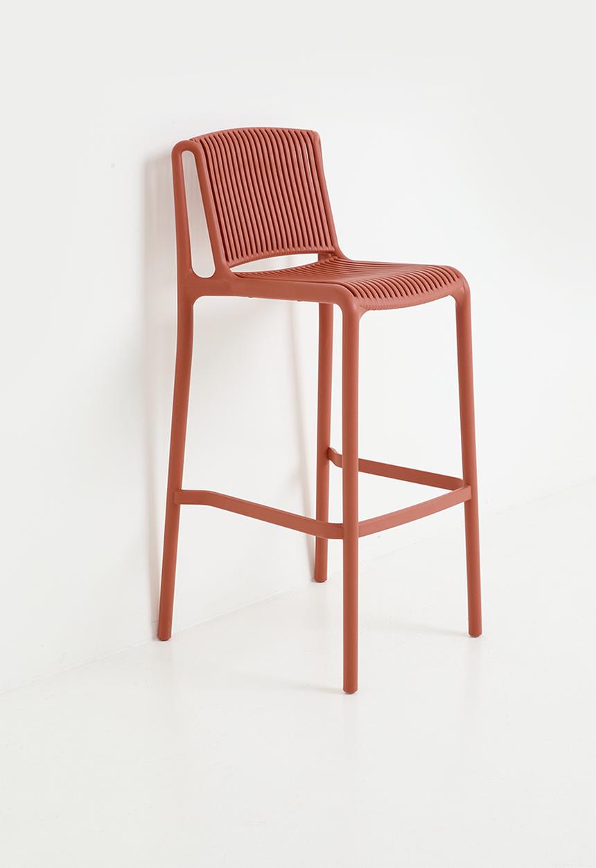 Sixth Floor - Halo Barstool - Rust