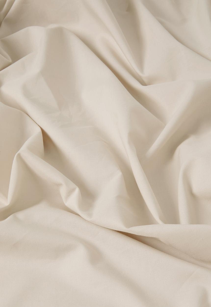 Sixth Floor - 144 tc 100% cotton fitted sheet stone