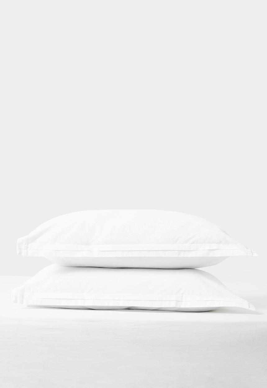 Sixth Floor - Cotton Pleated Oxford King Pillowcase.