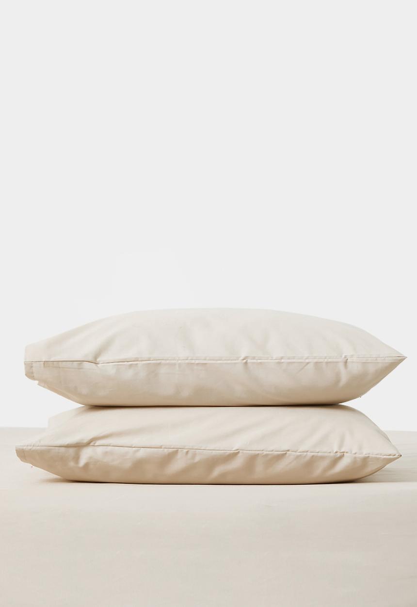 Sixth Floor - 144 tc 100% cotton std 2pk pillowcase stone