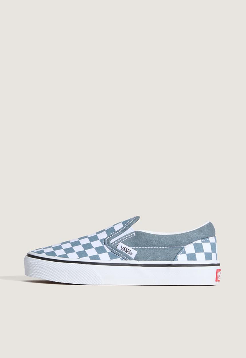 Vans - Classic slip -on - checkerboard stormy weather