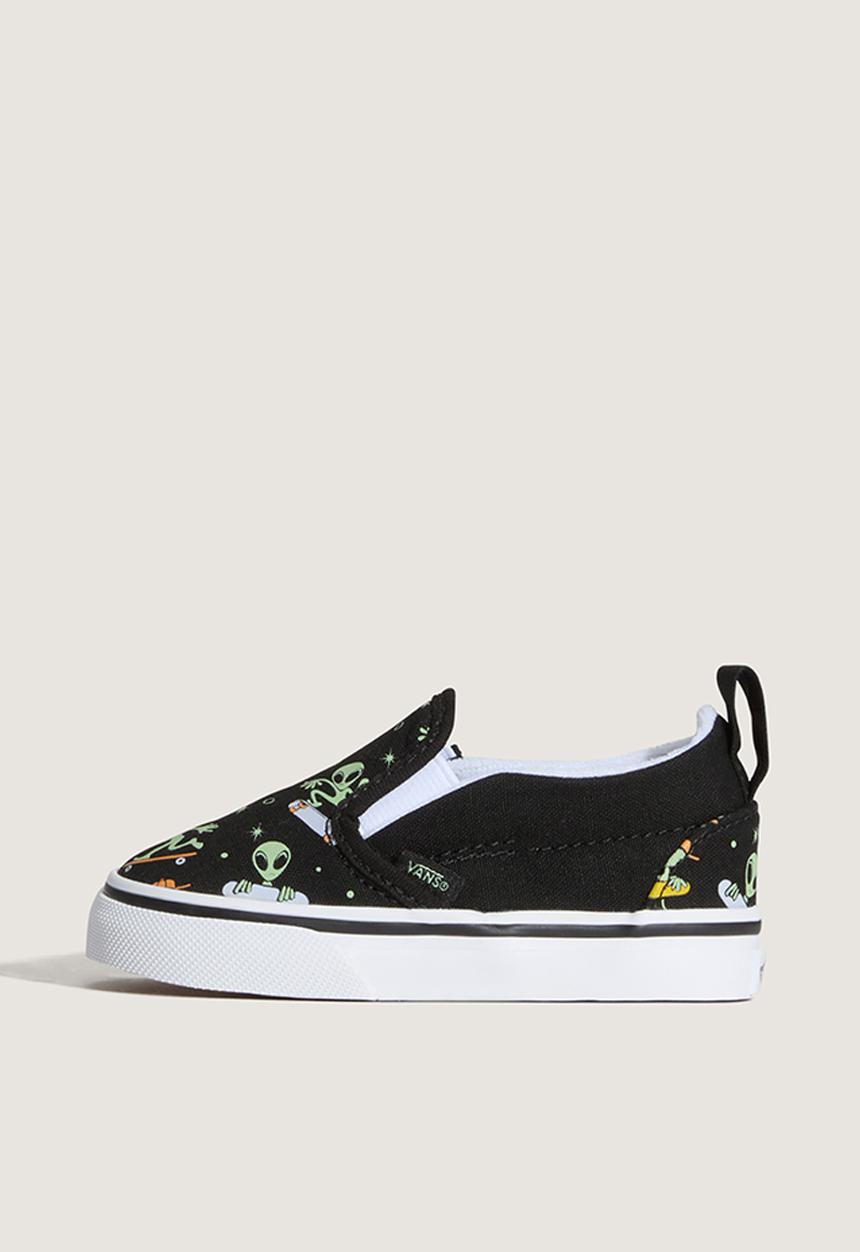 Vans - Slip - on v - black/green