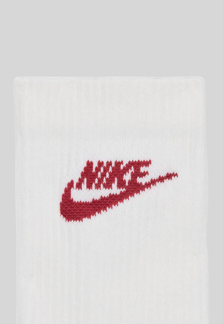 Nike - Everyday Elevated Crew Socks (3 Pairs)  - White/Multi