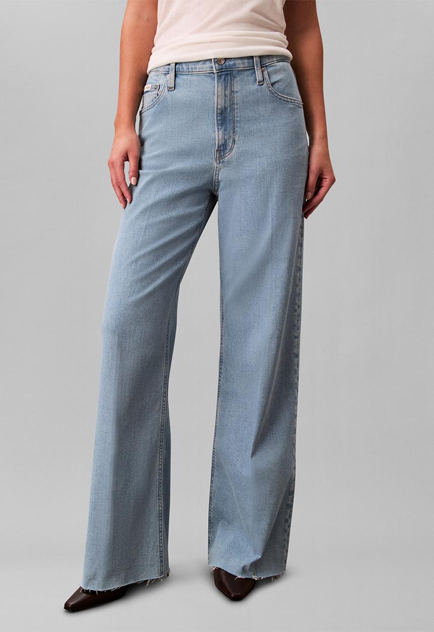 Calvin Klein - Ultra high wide leg robins egg - robins egg