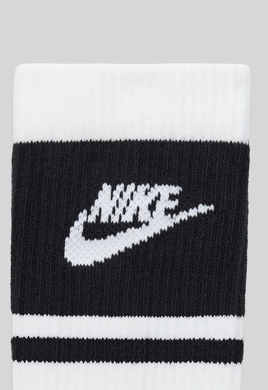 Nike - Everyday Elevated Crew Socks (3 Pairs) - White/Black/Wht