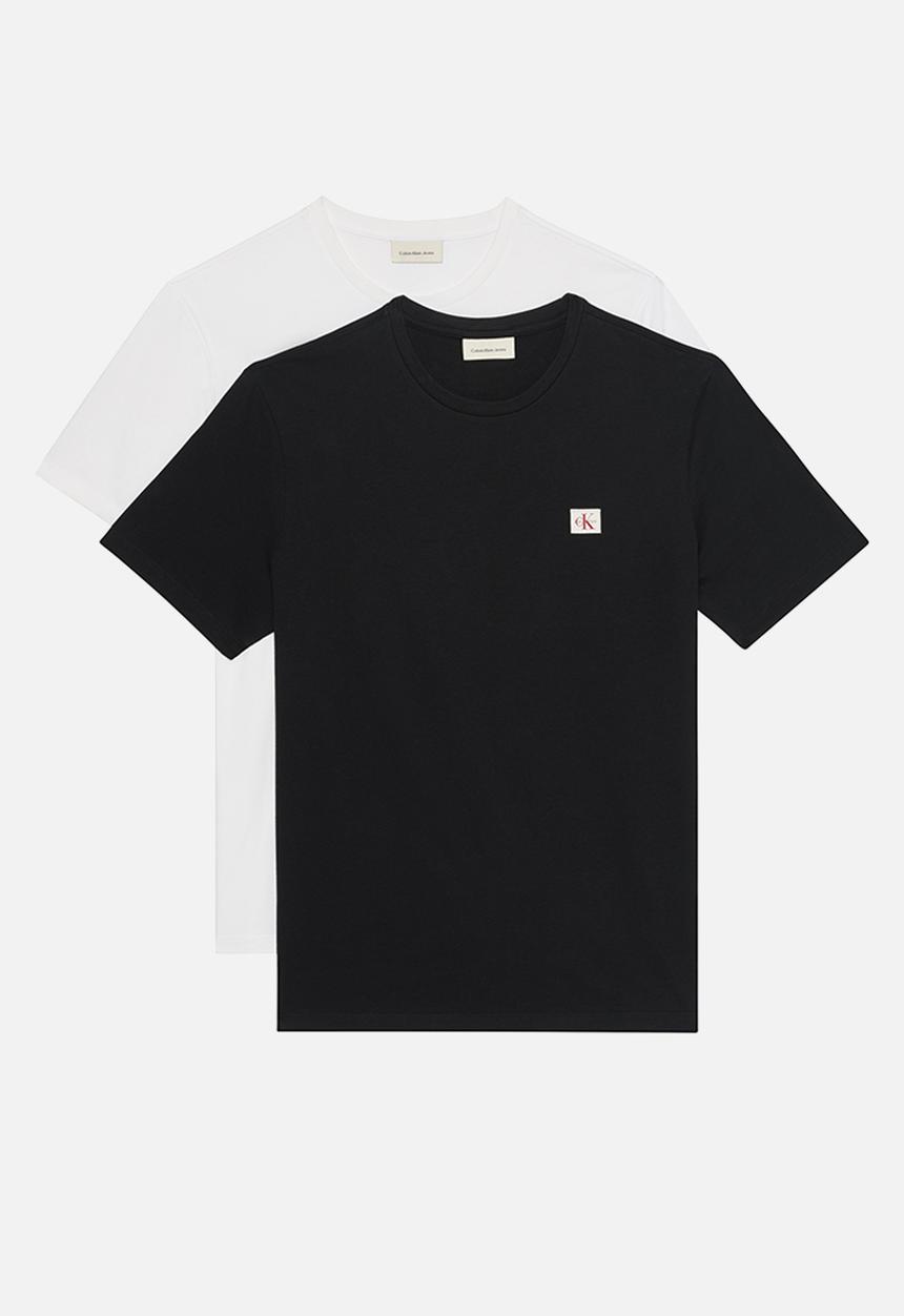 Calvin Klein - Short sleeve Badge Tee 2Pk - Black/Bright White