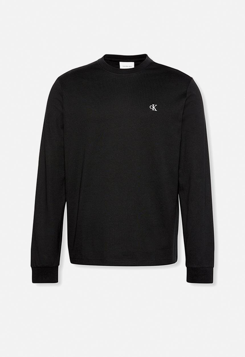 Calvin Klein - Long sleeve Easy Monogram Tee - Black