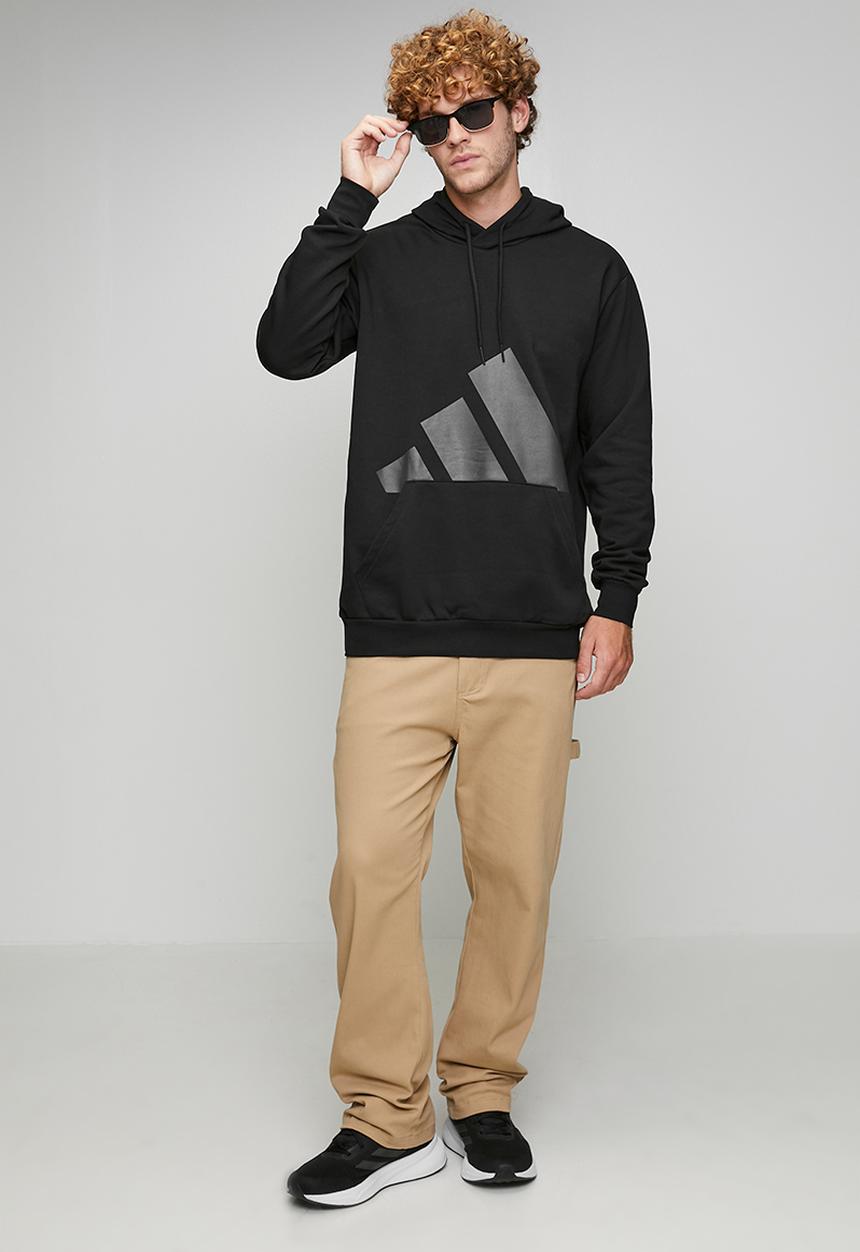 adidas Performance - Big Logo FL hoody - Black / tonal