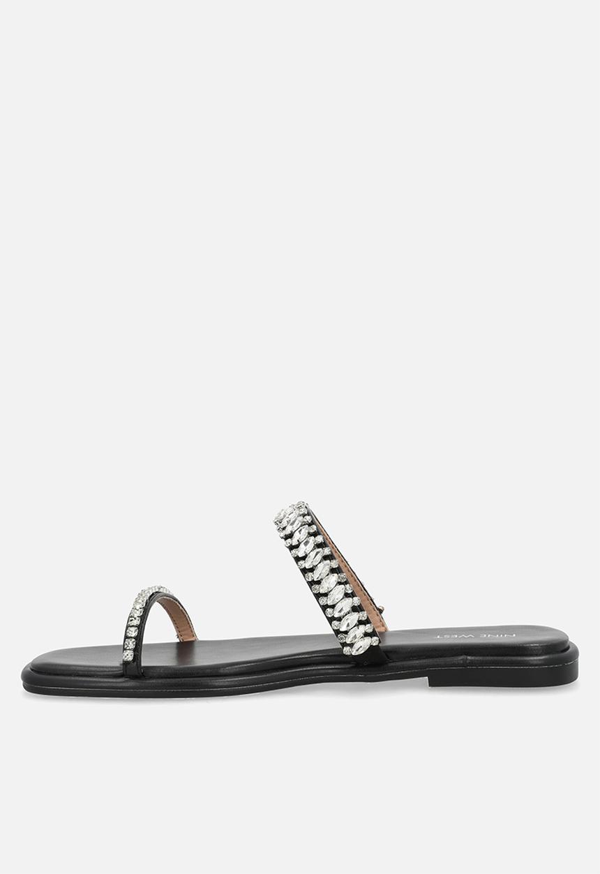 Nine West - Good Two Strap Slide - Black