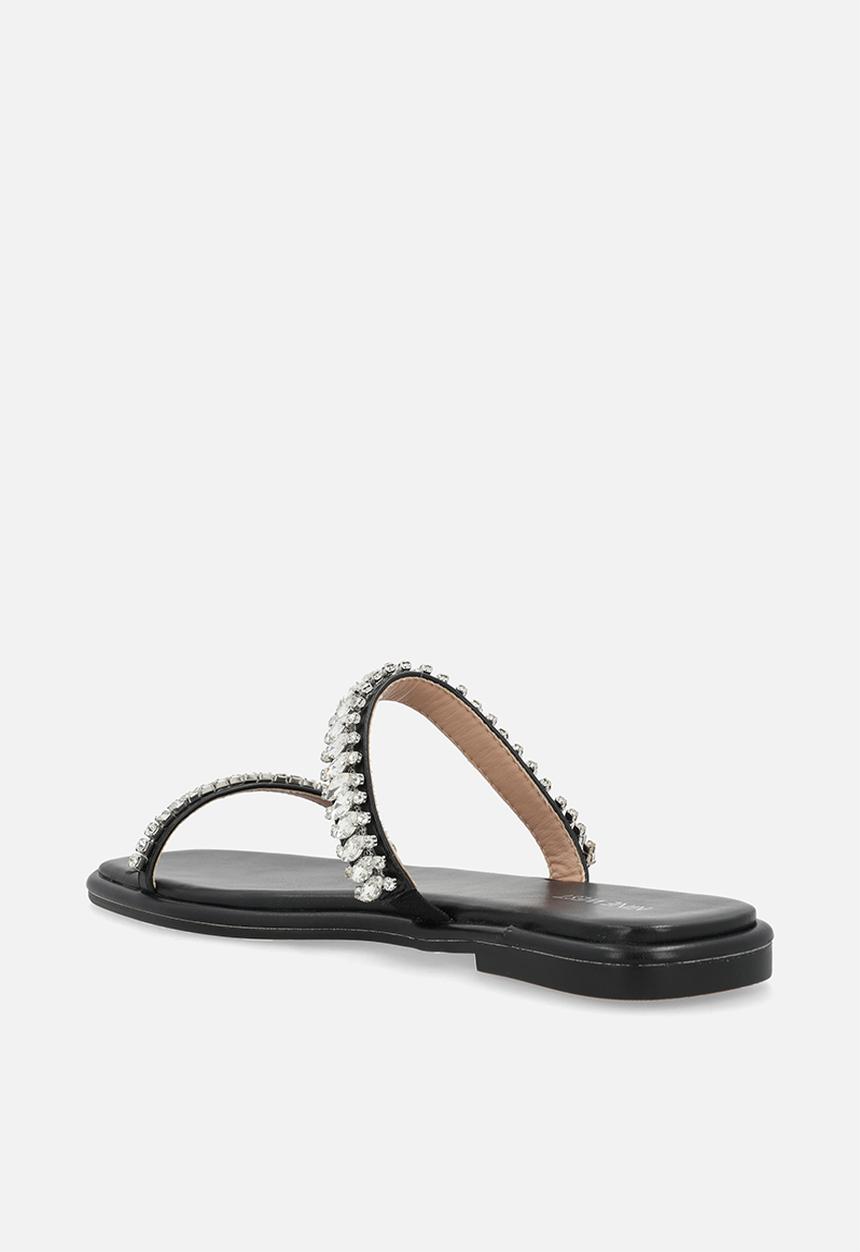 Nine West - Good Two Strap Slide - Black