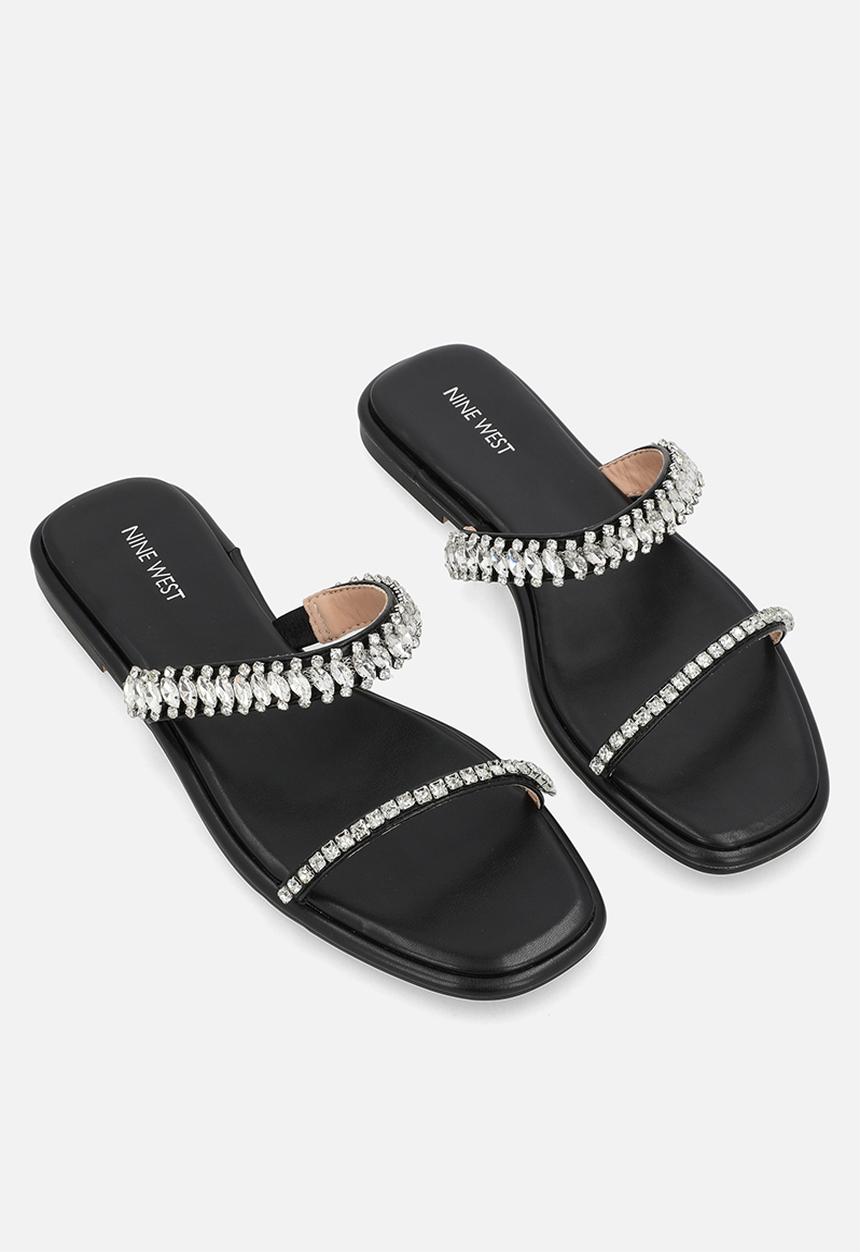 Nine West - Good Two Strap Slide - Black