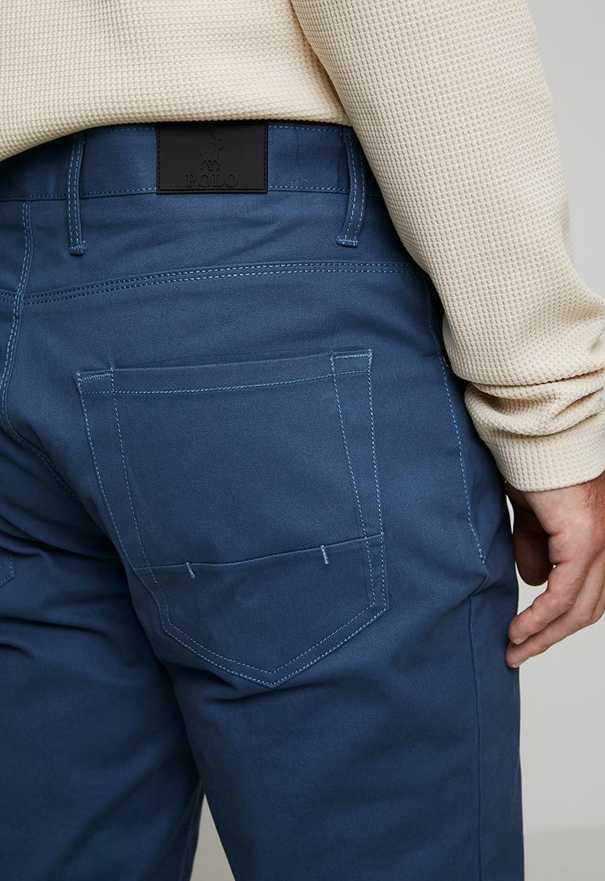 POLO - Ethan Essential 5 Pocket Trouser - Blue