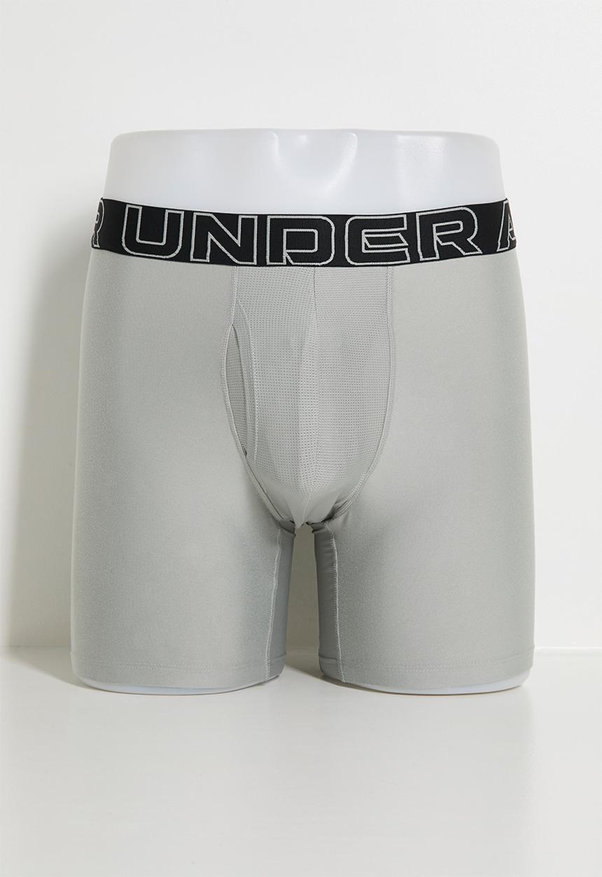 Under Armour - UA Tech™ 6inch Boxerjock - Multi Blue / Rack Green / Titanium