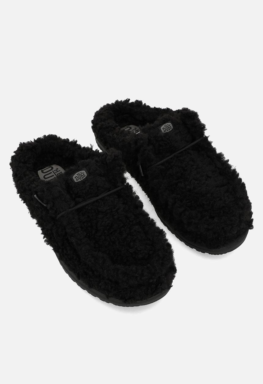 Hey Dude - Wally Slipper - Black/Black