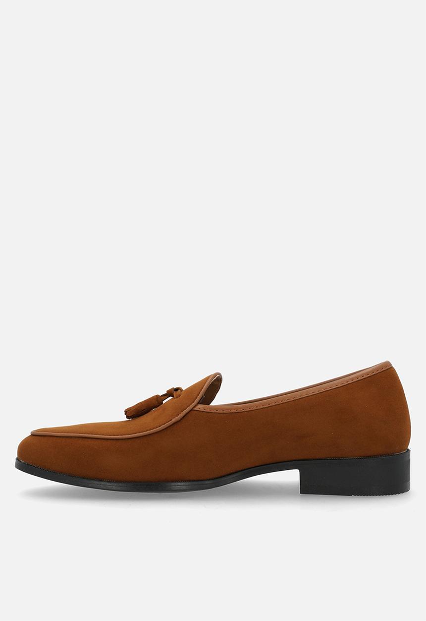 PC - Crouch Tassel smoking slipper - brown