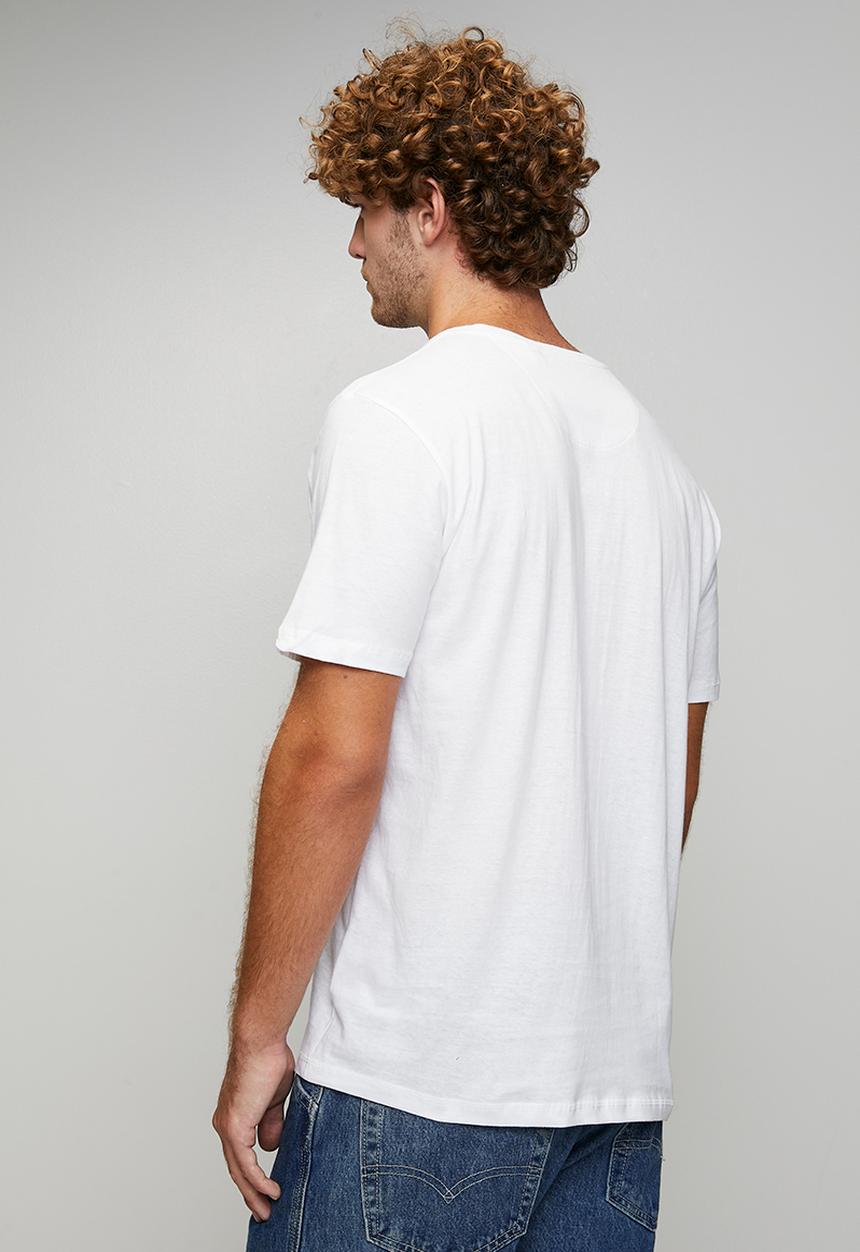 Brave Soul - Crew Neck T-Shirt - Optic White 