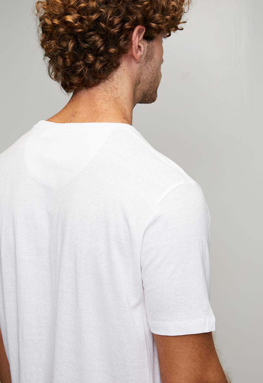 Brave Soul - Crew Neck T-Shirt - Optic White 