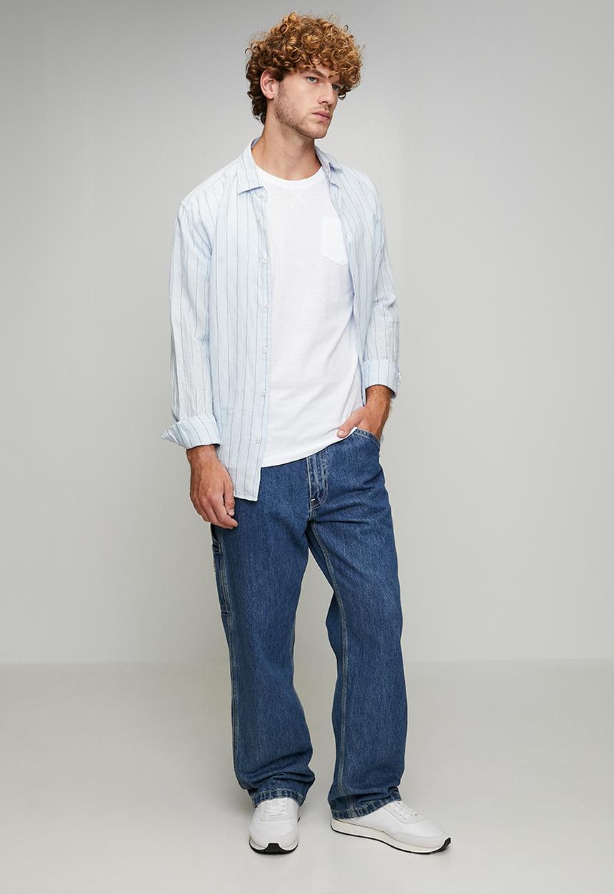 Brave Soul - Crew Neck T-Shirt - Optic White 
