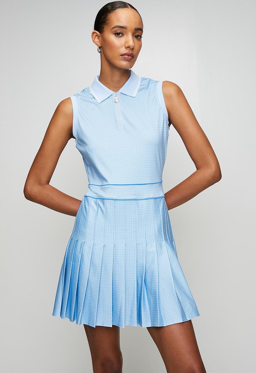 Pringle of Scotland - Pringle amy sleeveless golf dress - blue