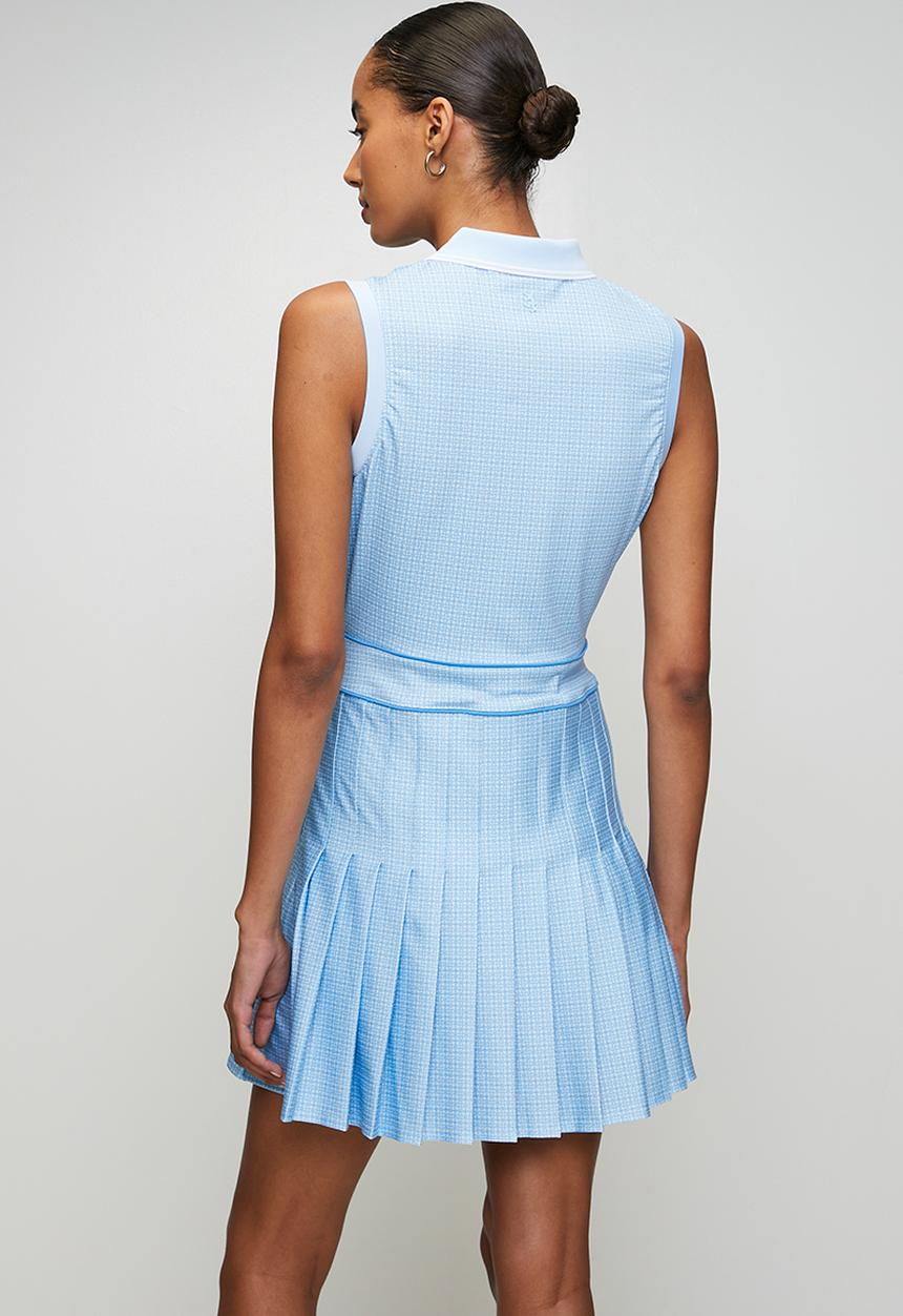 Pringle of Scotland - Pringle amy sleeveless golf dress - blue