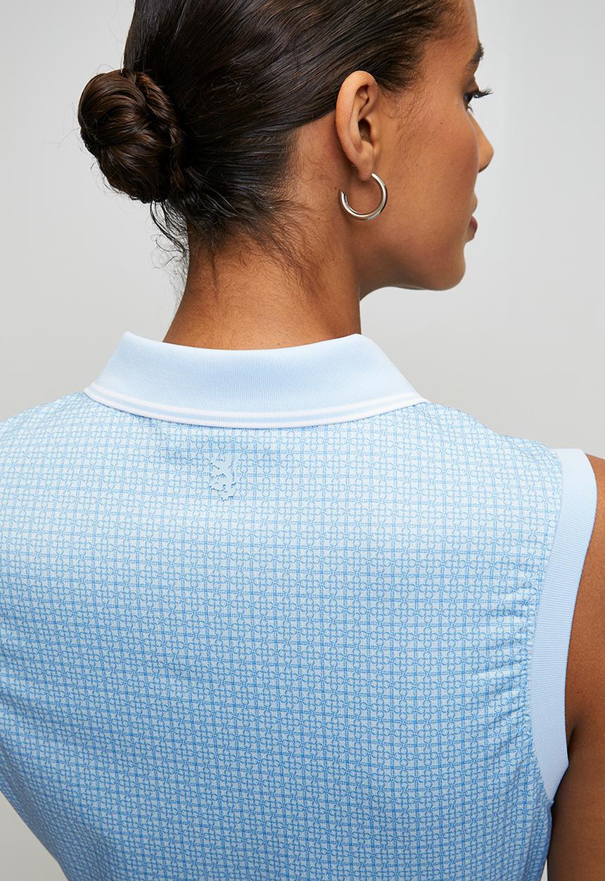 Pringle of Scotland - Pringle amy sleeveless golf dress - blue