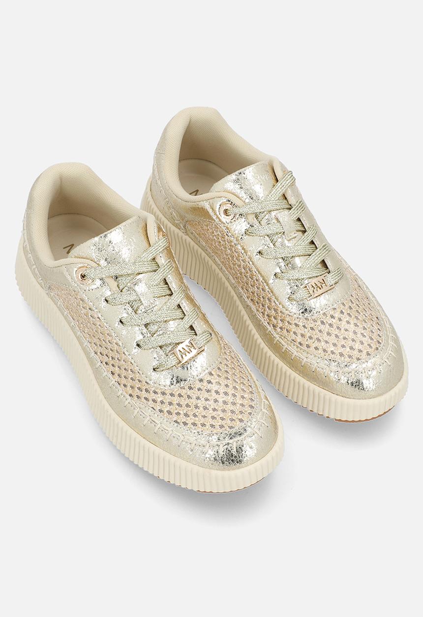 Nine West - Sampina  sneaker  - gold