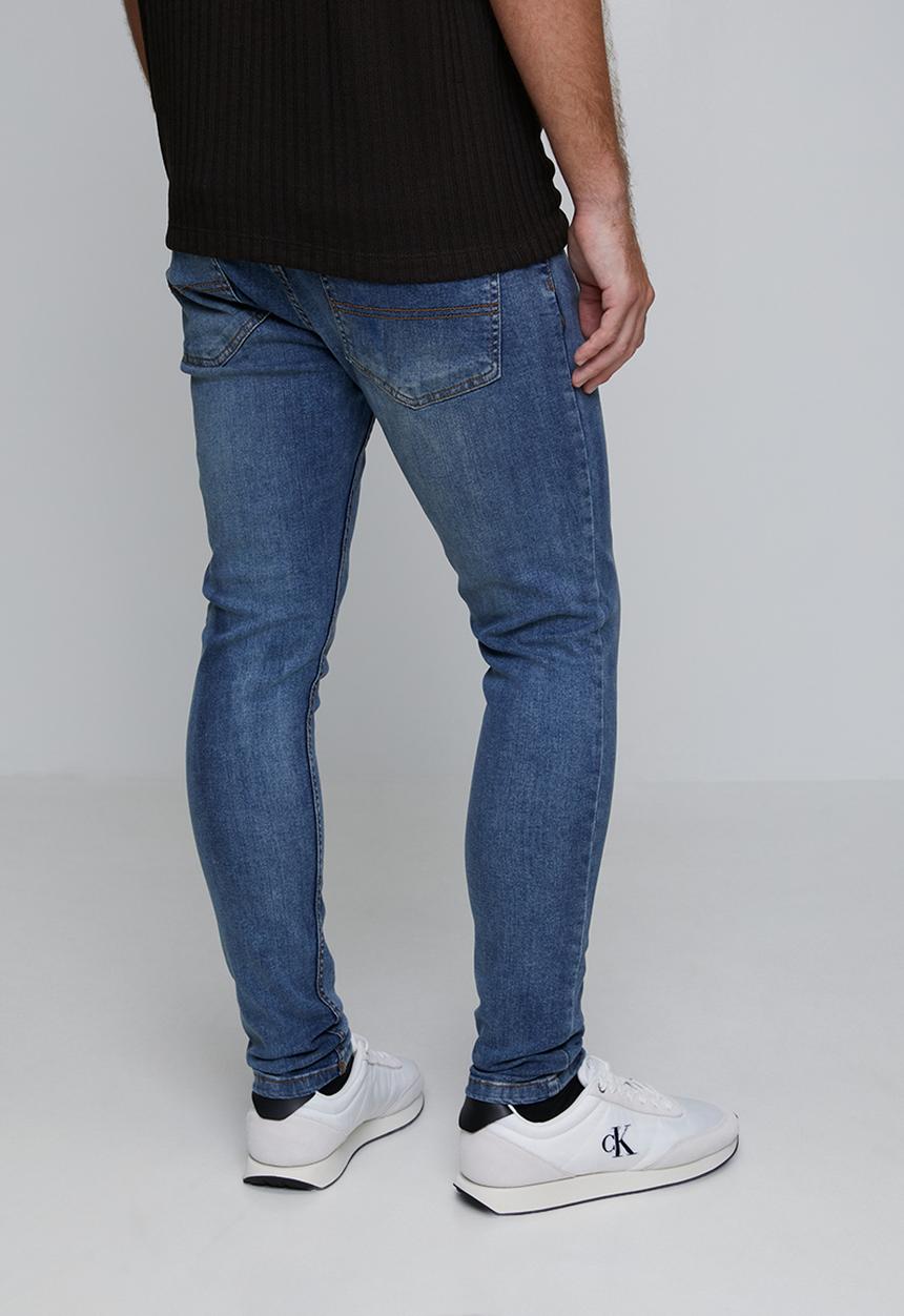 Brave Soul - Denim Skinny Fit Jean - Light Blue Reg Length
