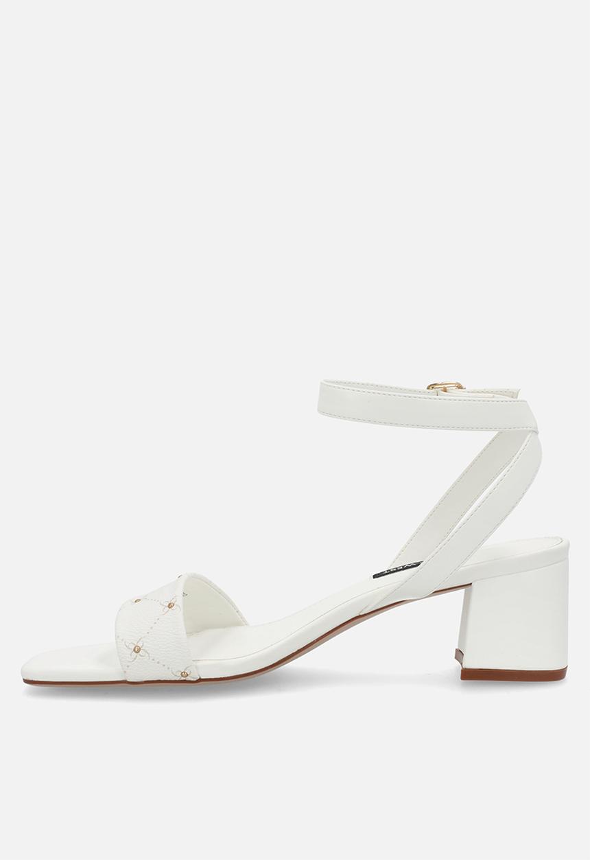 Nine West - Manl Ankle Strap heel - White