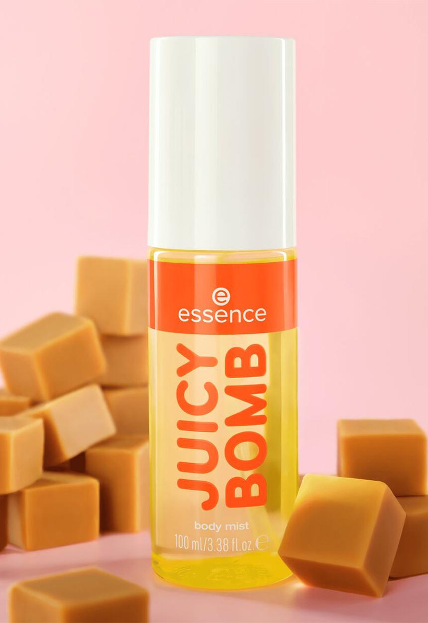 essence - JUICY BOMB Sweet Drop Body Mist - 102 Caramel Cloud