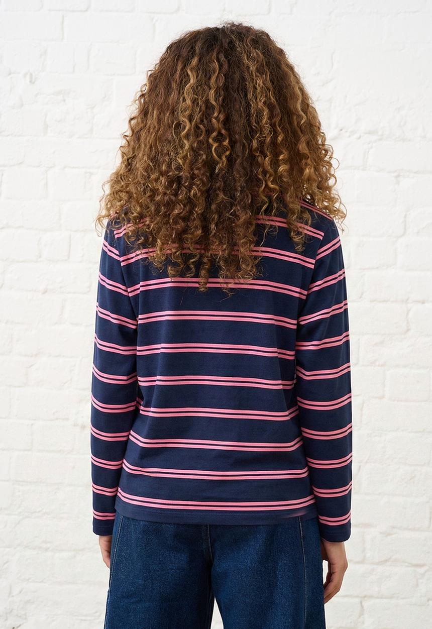 Me&B - Essential Crew Neck - Ink/Pink