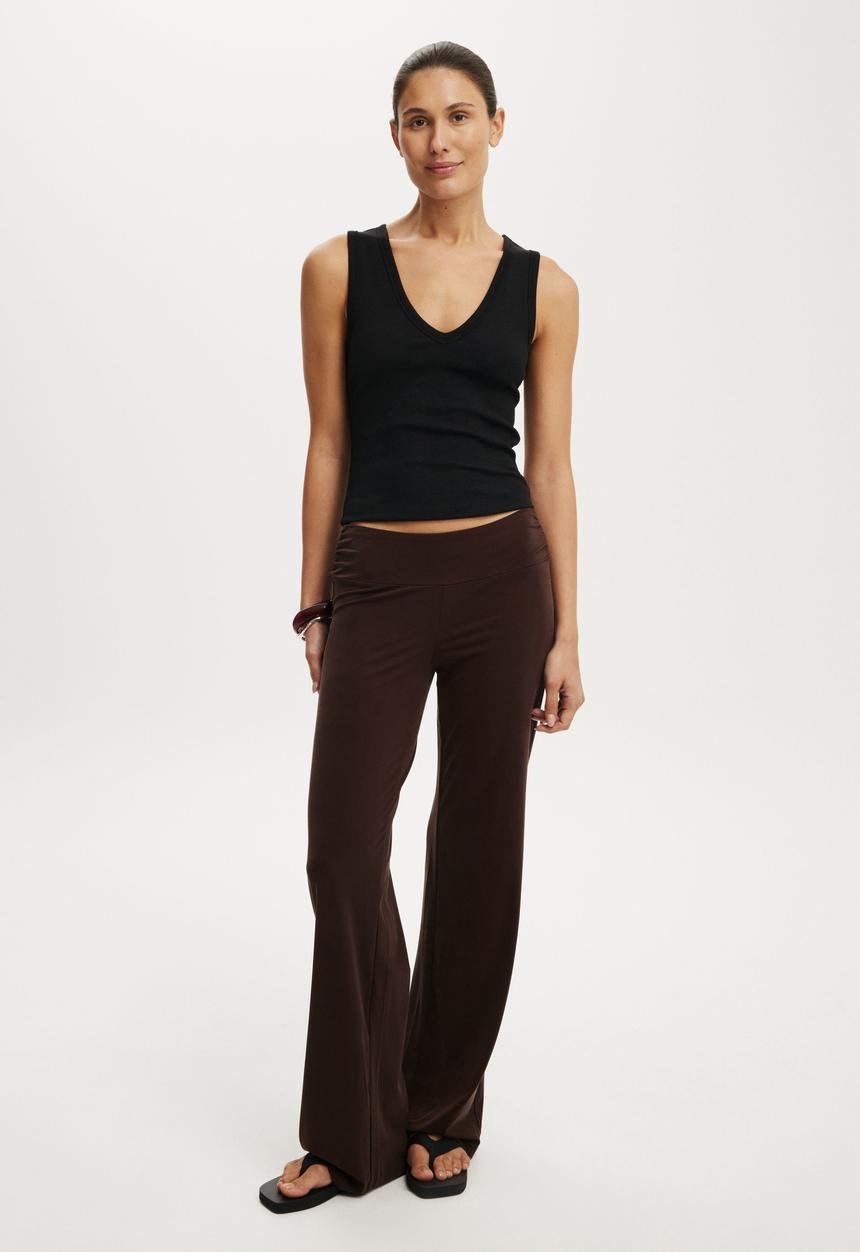 Cotton On - Honey pant - dark oak