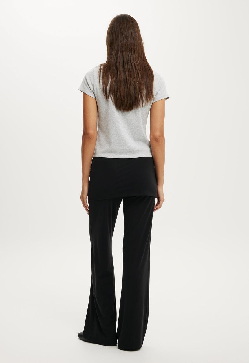 Cotton On - Honey skirt pant - black