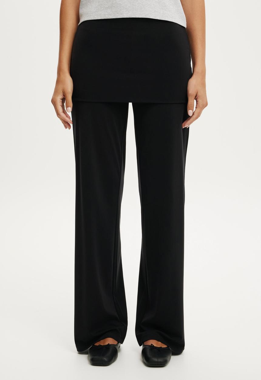 Cotton On - Honey skirt pant - black