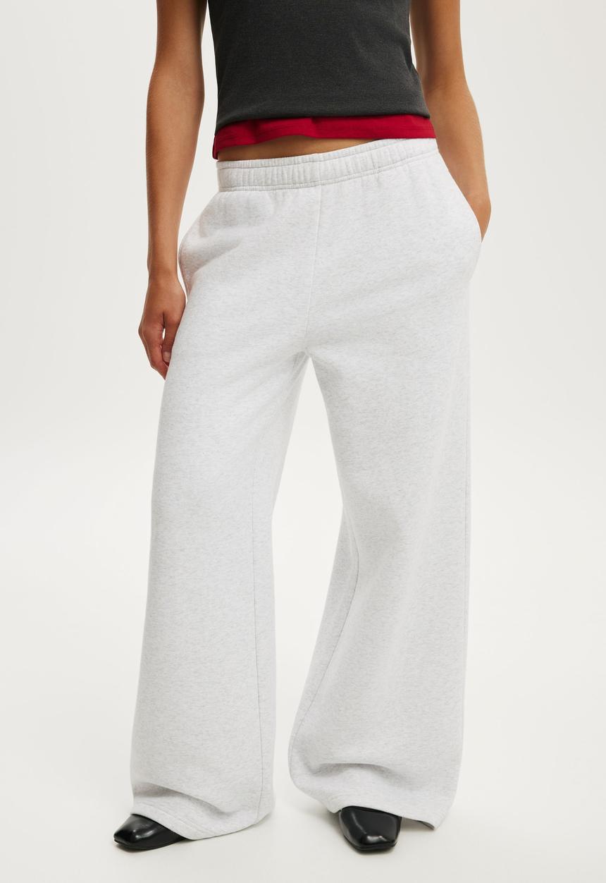 Cotton On - Baggy Sweatpant - Light Grey Marle