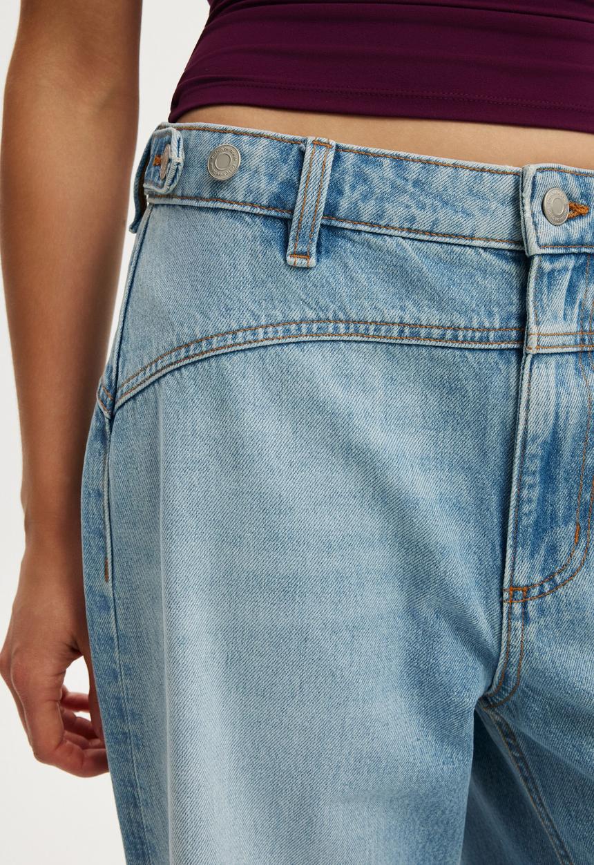 Low super baggy jean - cassette blue adjust
