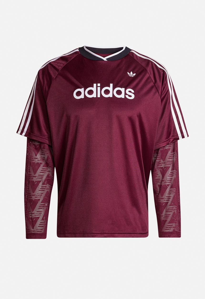 adidas Originals - Lace Ls Jersey - Maroon
