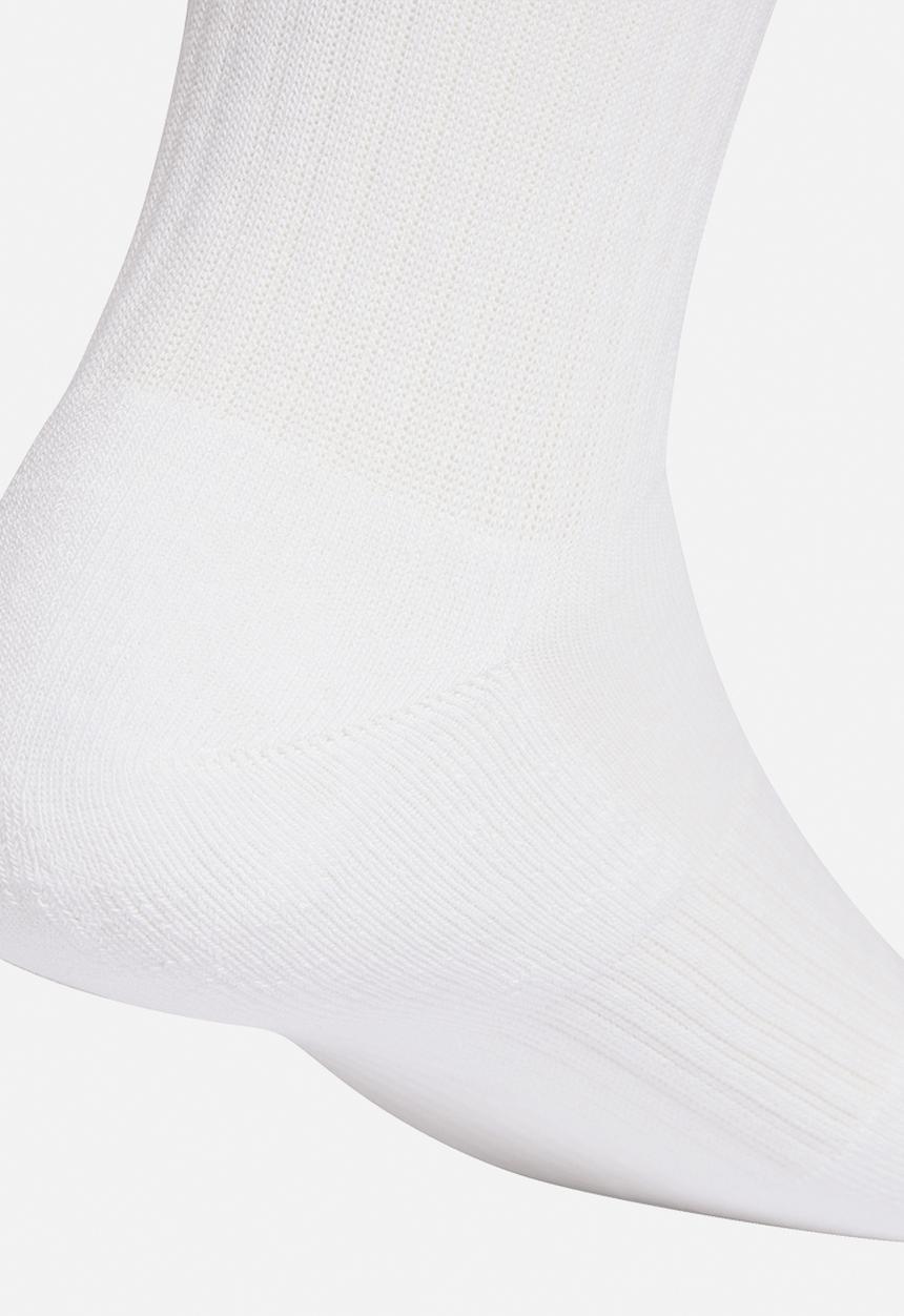 adidas Performance - Ess 3 Stripes Cushioned Crew Sock 3pk- dark green/white/scarlet