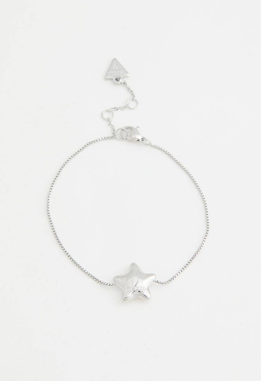 GUESS - Iconique 15mm Modern Star Bracelet - Silver