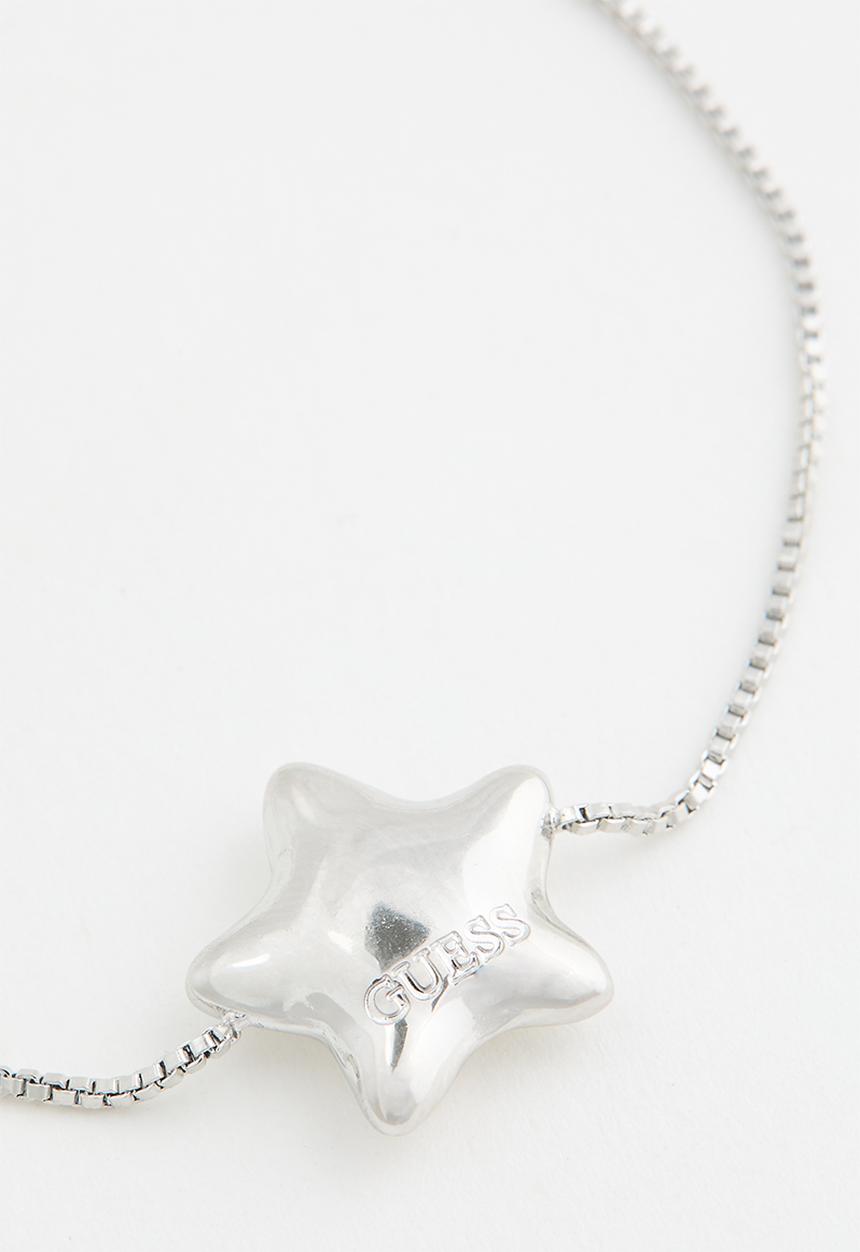 GUESS - Iconique 15mm Modern Star Bracelet - Silver