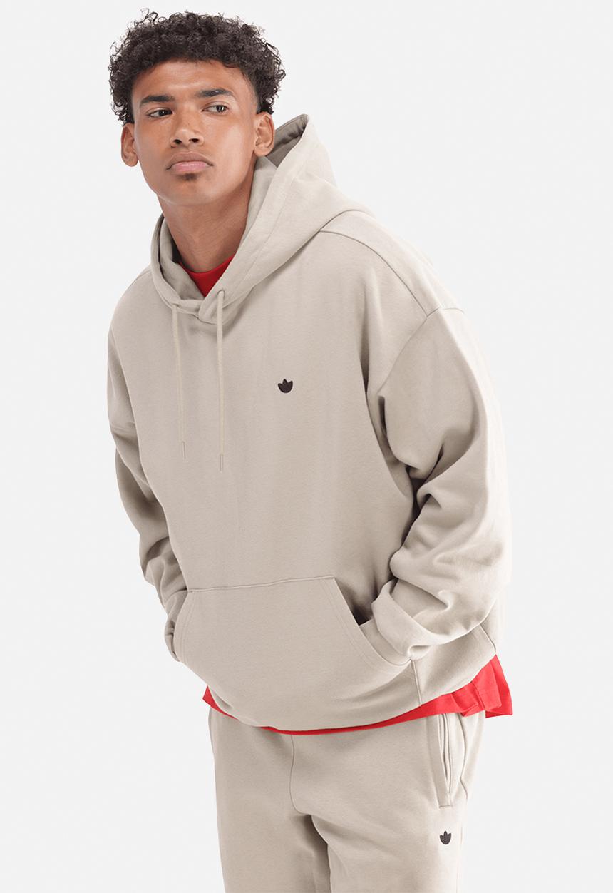 adidas Originals - Trefoil Essentials Hoodie French Terry -  Lt Brown