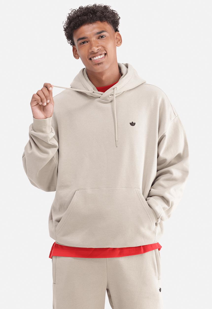 adidas Originals - Trefoil Essentials Hoodie French Terry -  Lt Brown