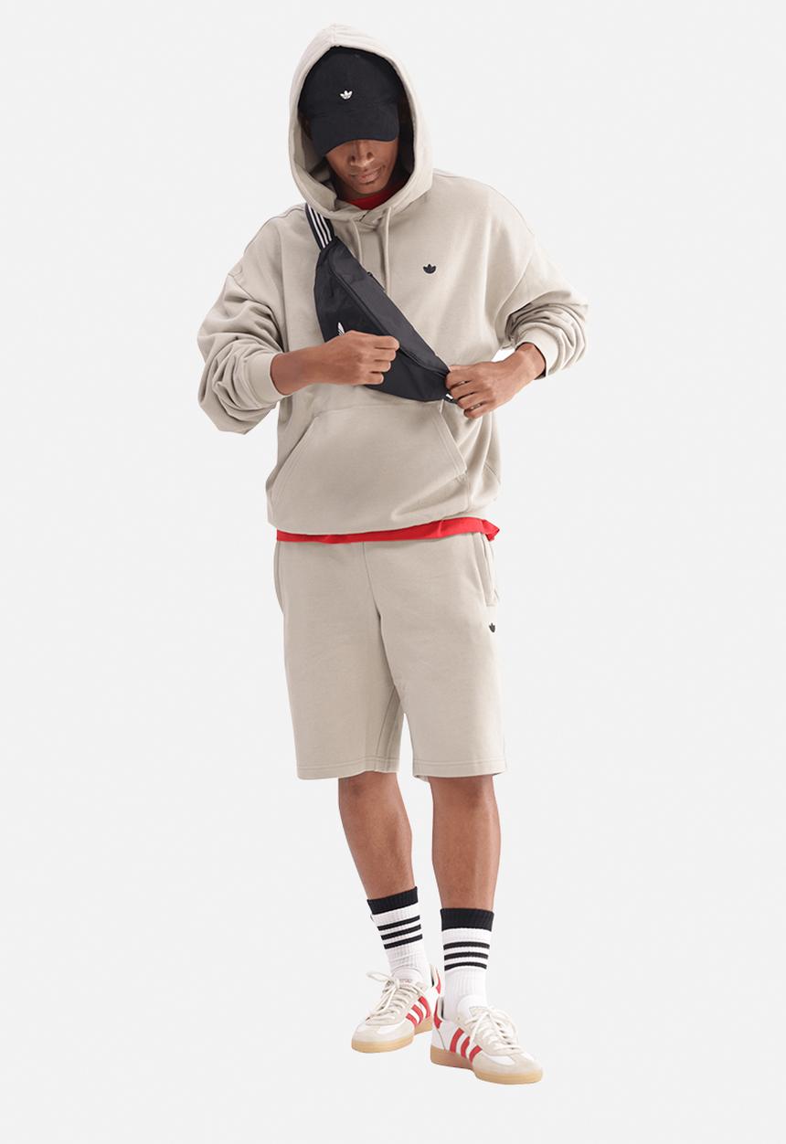 adidas Originals - Trefoil Essentials Hoodie French Terry -  Lt Brown