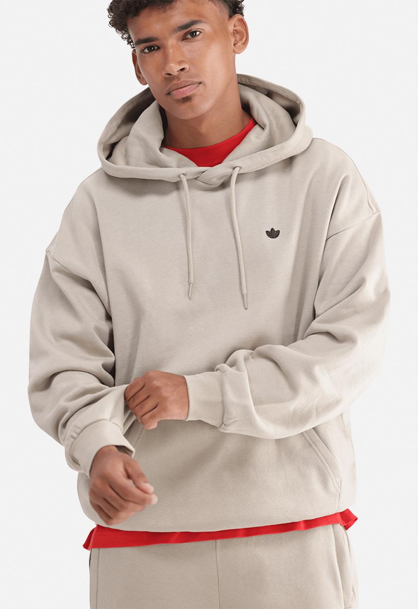 adidas Originals - Trefoil Essentials Hoodie French Terry -  Lt Brown
