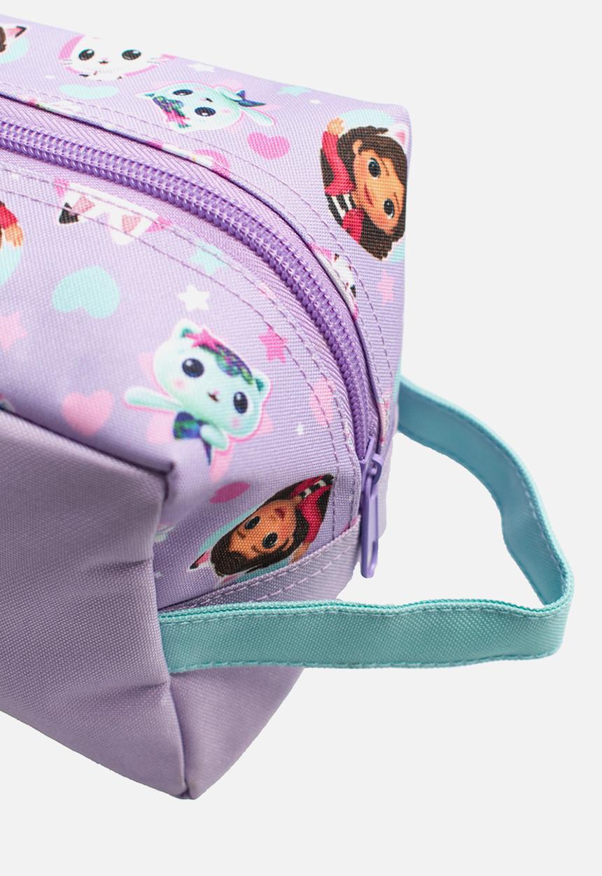 Character Group - Gabby's Dollhouse Toiletry Bag - Lilac & Blue