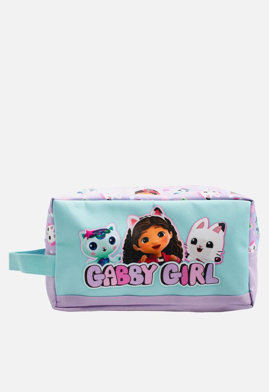 Character Group - Gabby's Dollhouse Toiletry Bag - Lilac & Blue