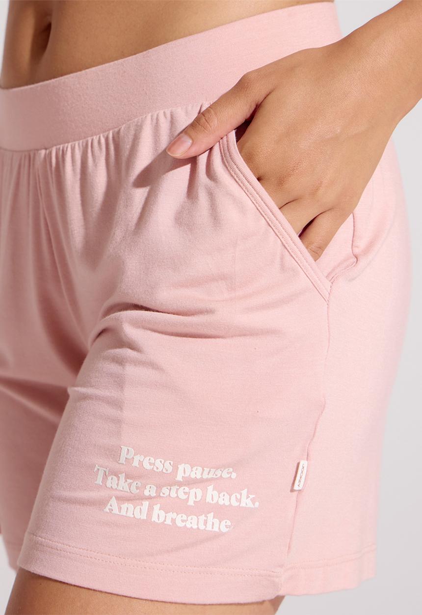 Jockey - Ladies flora viscose short - pink