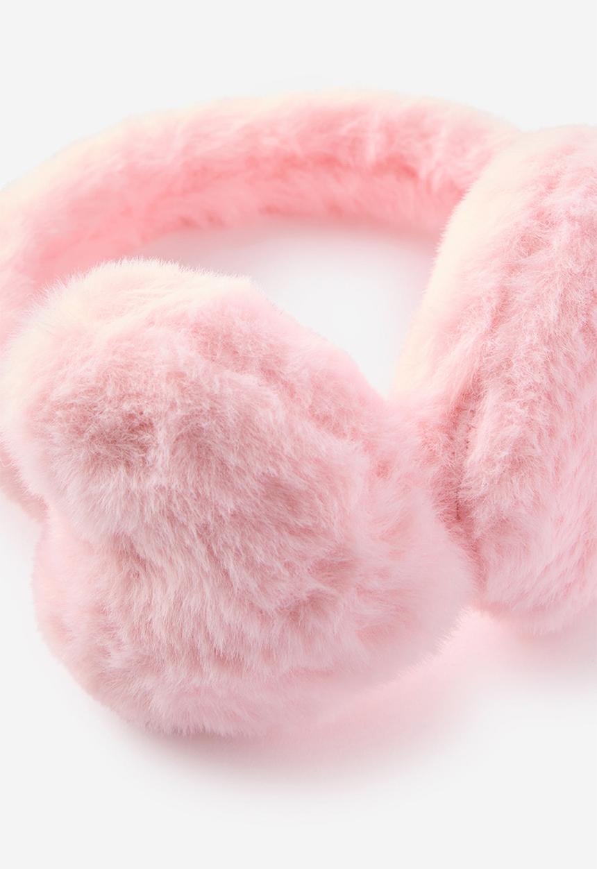 Cotton On - Emma Earmuffs - Tea Party Pink/Hearts