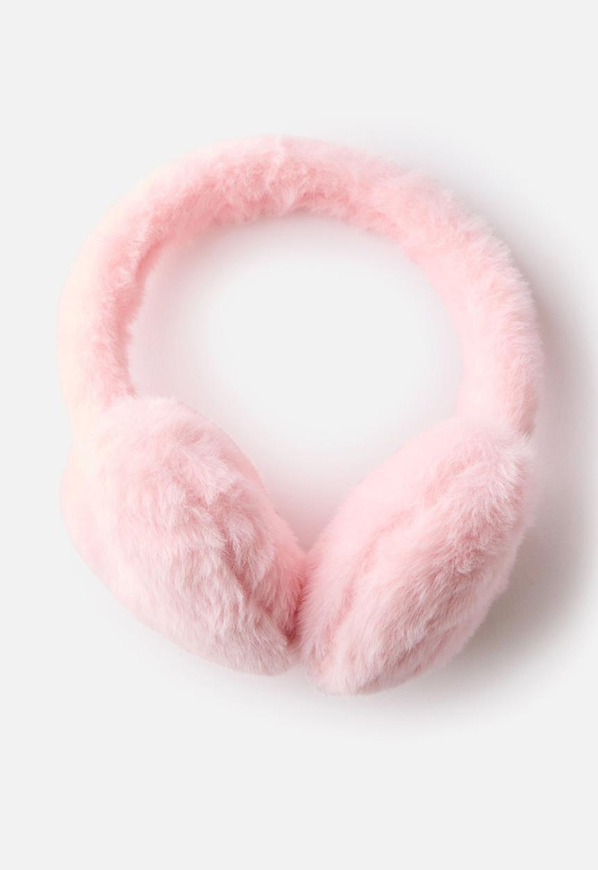 Cotton On - Emma Earmuffs - Tea Party Pink/Hearts