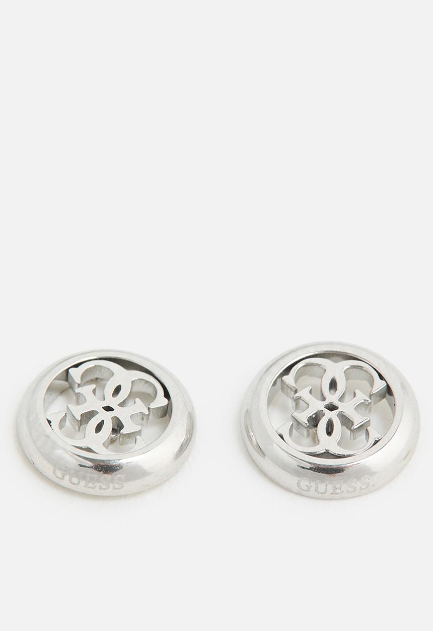 GUESS - Perfect Illusion 8mm 4G Round Studs - Silver
